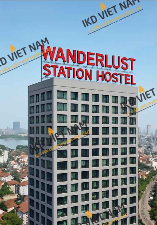 Quy trình lắp đặt bộ chữ tòa nhà chất liệu inox