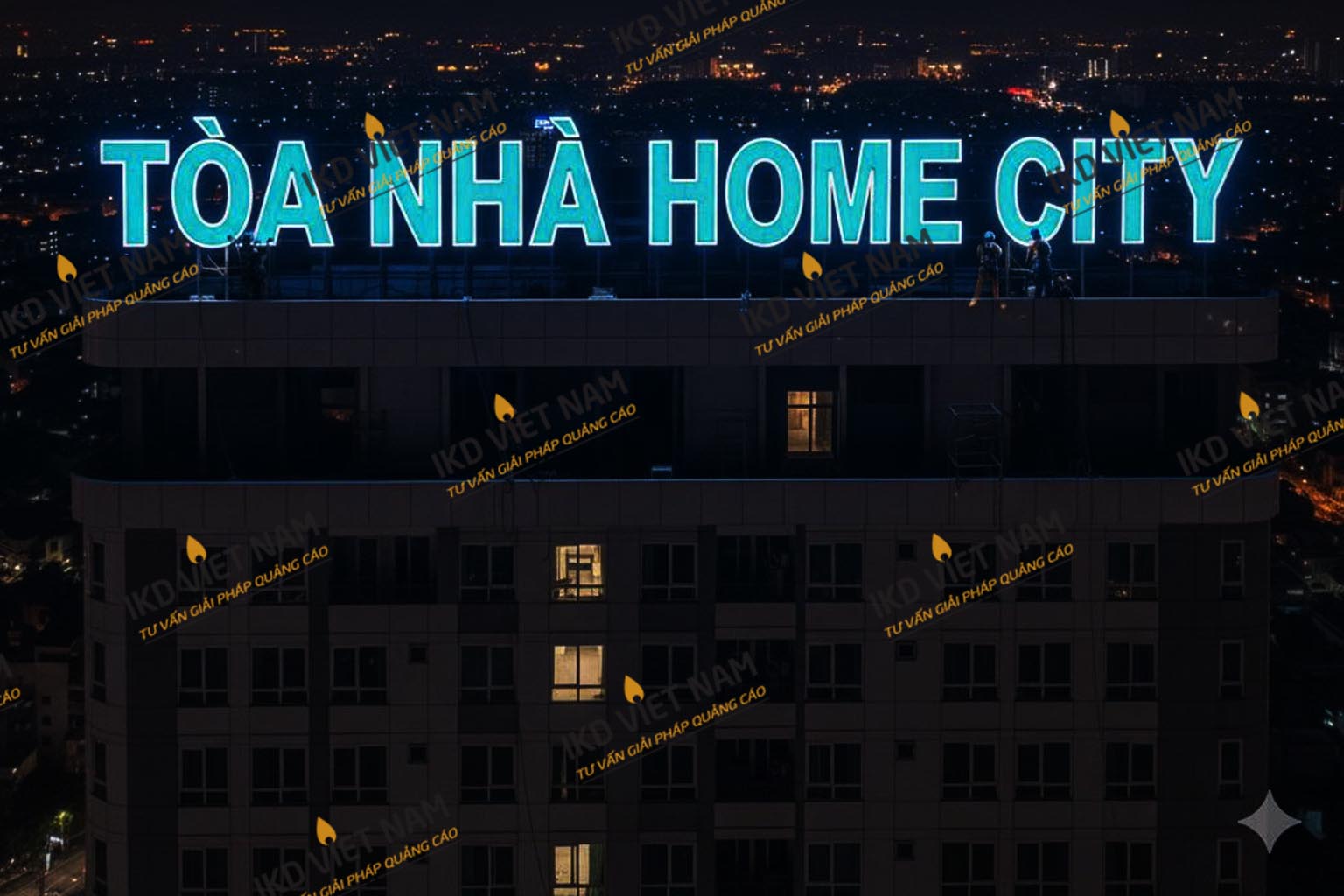 Quy trình thiết kế sản xuất biểu tượng tòa nhà chất liệu inox