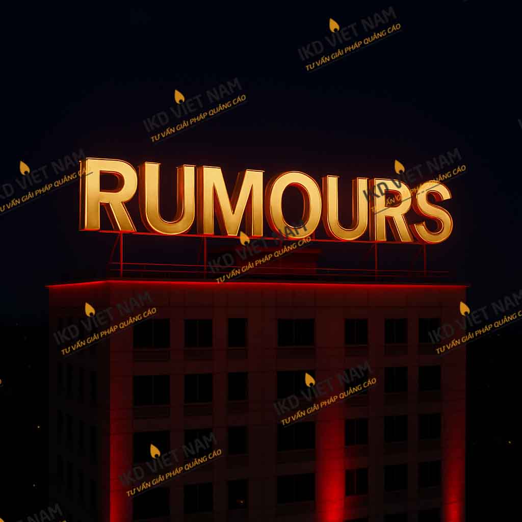 Quy trình sản xuất lắp đặt biểu tượng tòa nhà chất liệu inox