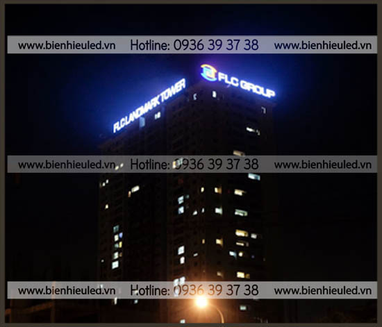 Quy trình sản xuất thi công lắp đặt bộ chữ nổi tòa nhà tại Hà Nội